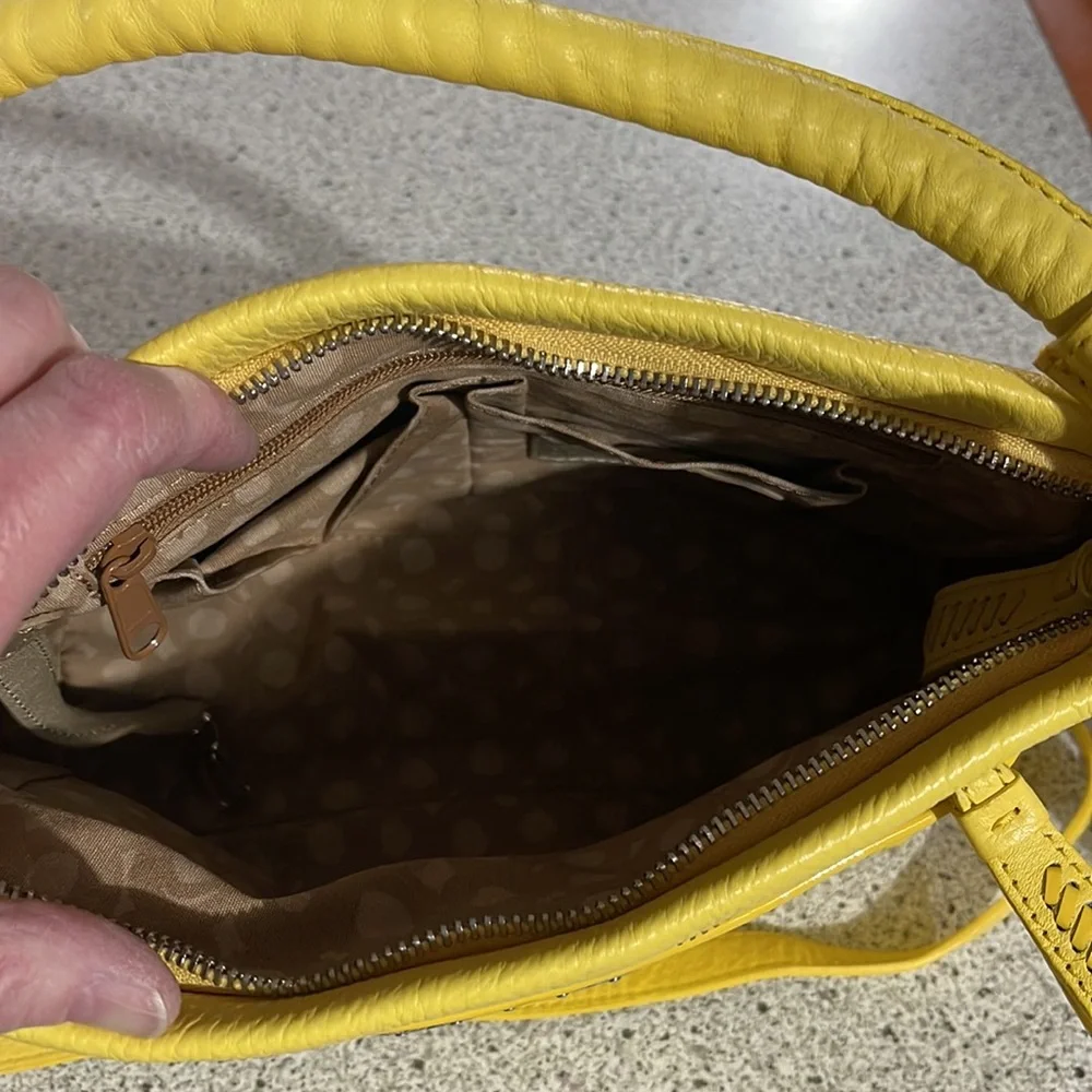 Brighton Yellow Handbag/Crossbody - Picture 3 of 6